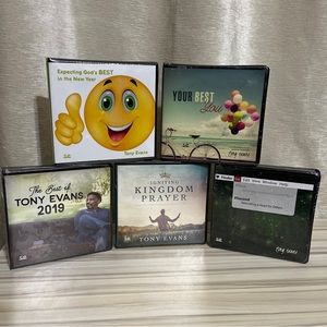 Lot of 5 Dr. Tony Evans CD Series Religious Evangelical Christian New and Sealed